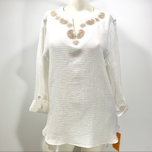 “Ruby Road” Tunic Top (Sz LP) - Picture 2 of 7